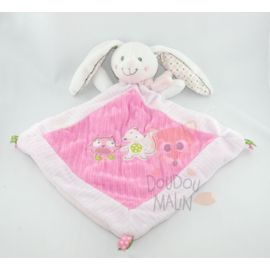  lapin plat losange blanc rose vert renard chouette 